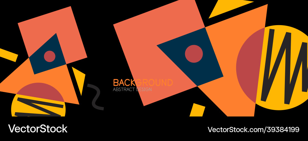 Abstract background blocks lines triangles Abstract background blocks lines triangles vector image