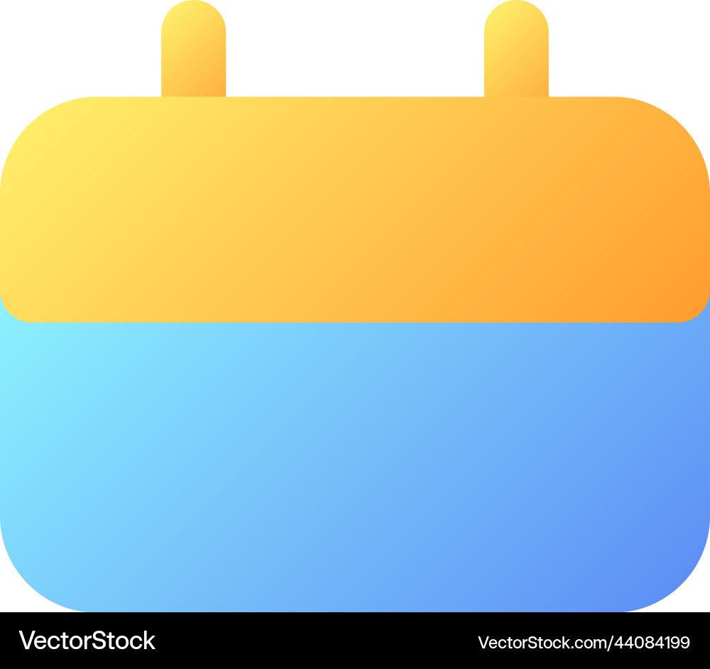 Calendar pixel perfect flat gradient color ui icon Calendar pixel perfect flat gradient color ui icon vector image