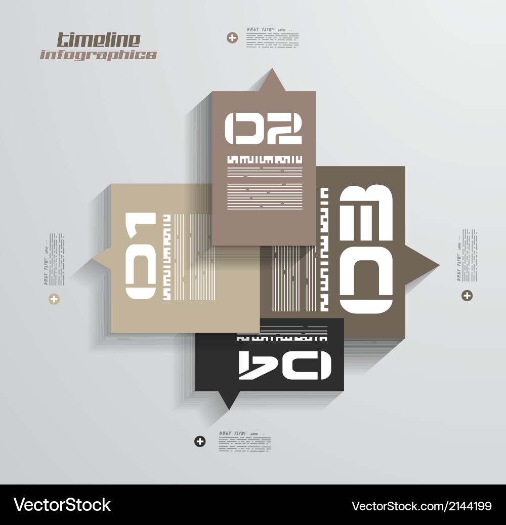 Infographics concept to display your data Vector Image