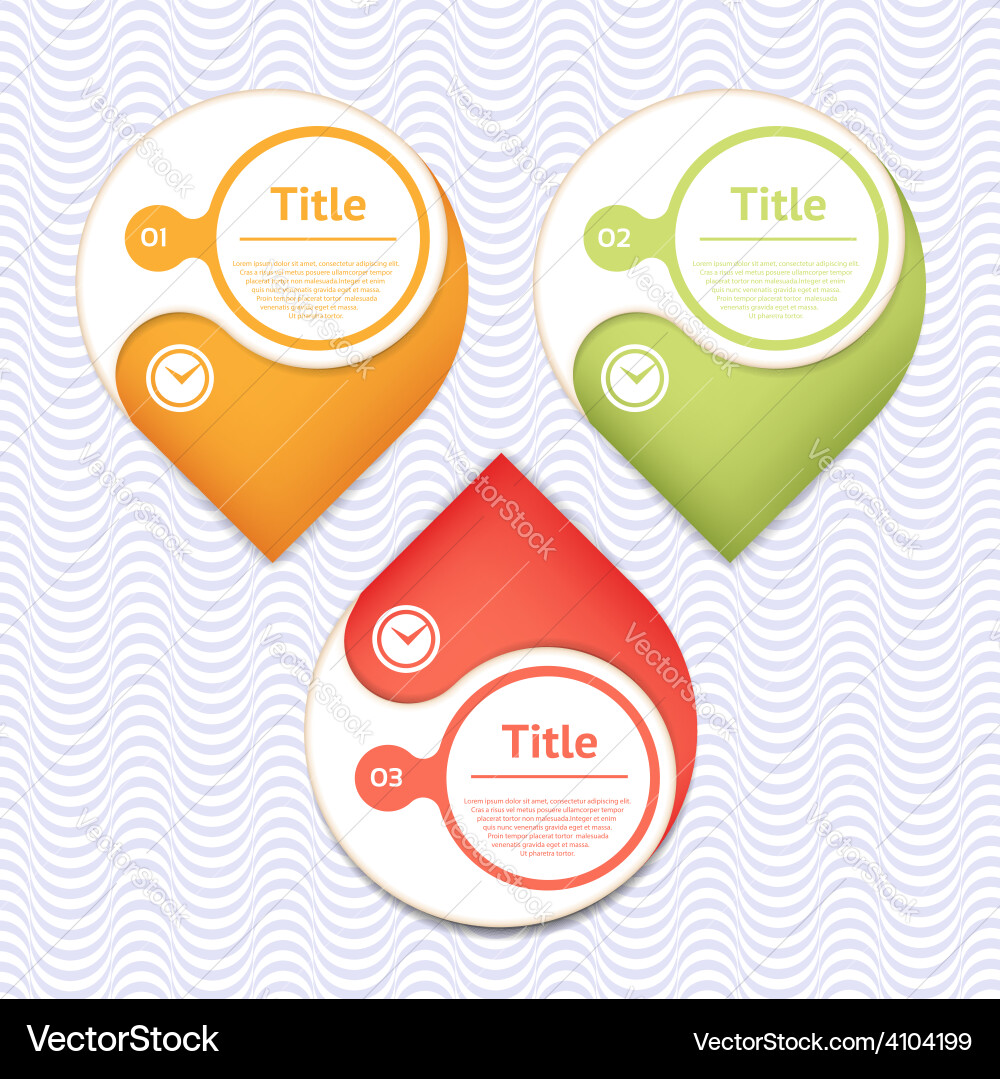 Progress background product choice or version Vector Image