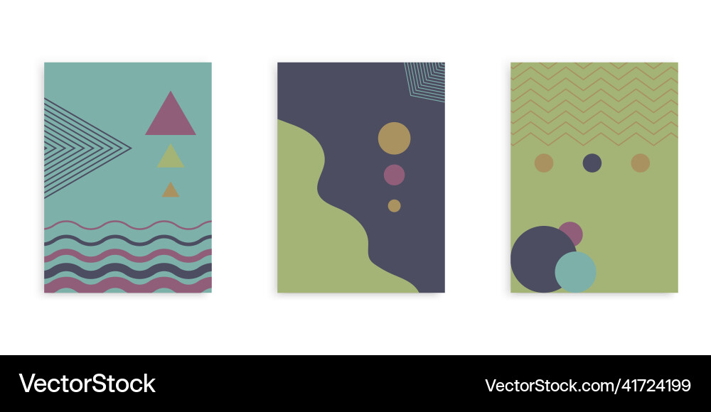 Trendy three abstract pattern modern texture Trendy three abstract pattern modern texture vector image