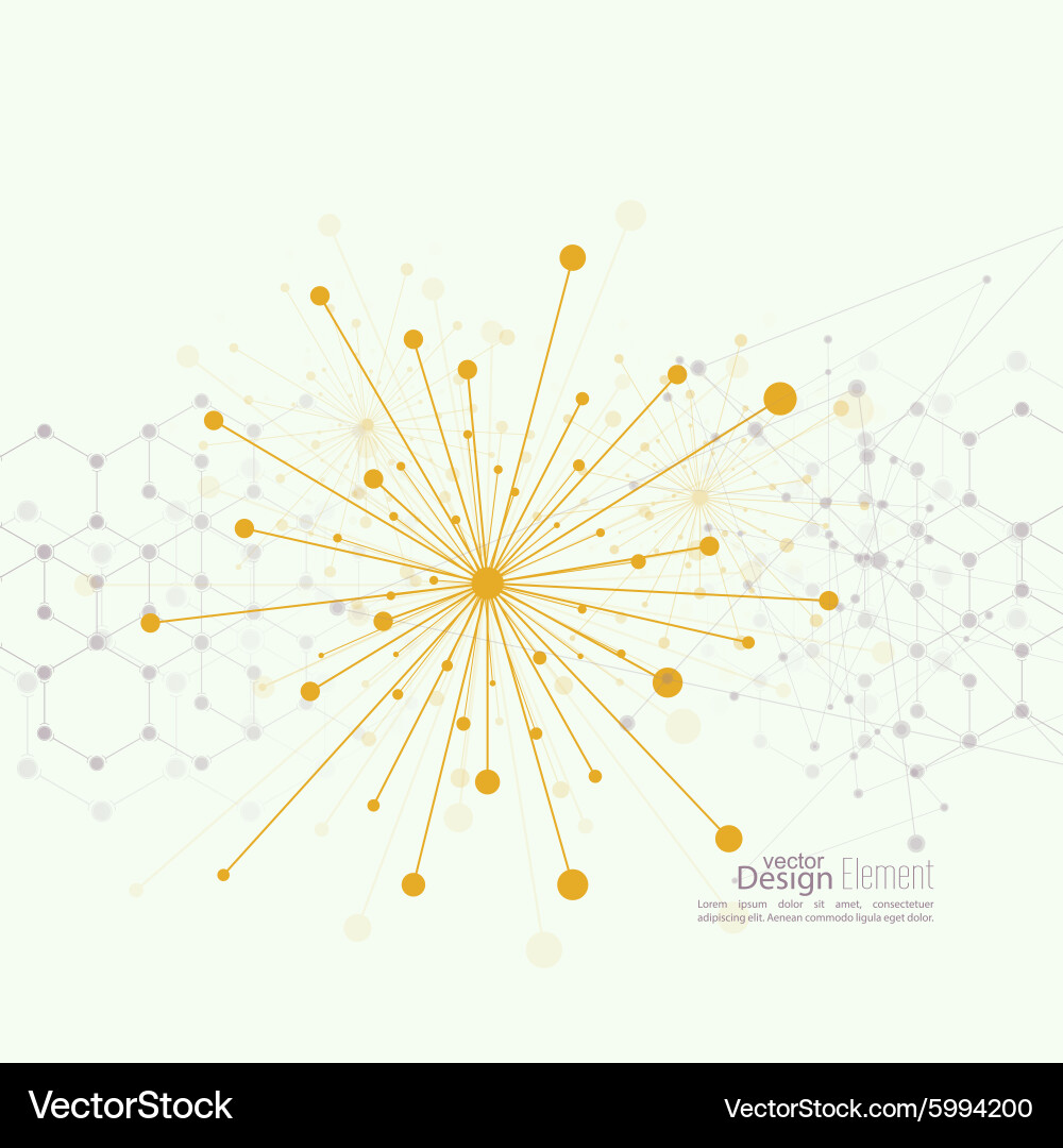 Array with dynamic emitted particles Vector Image