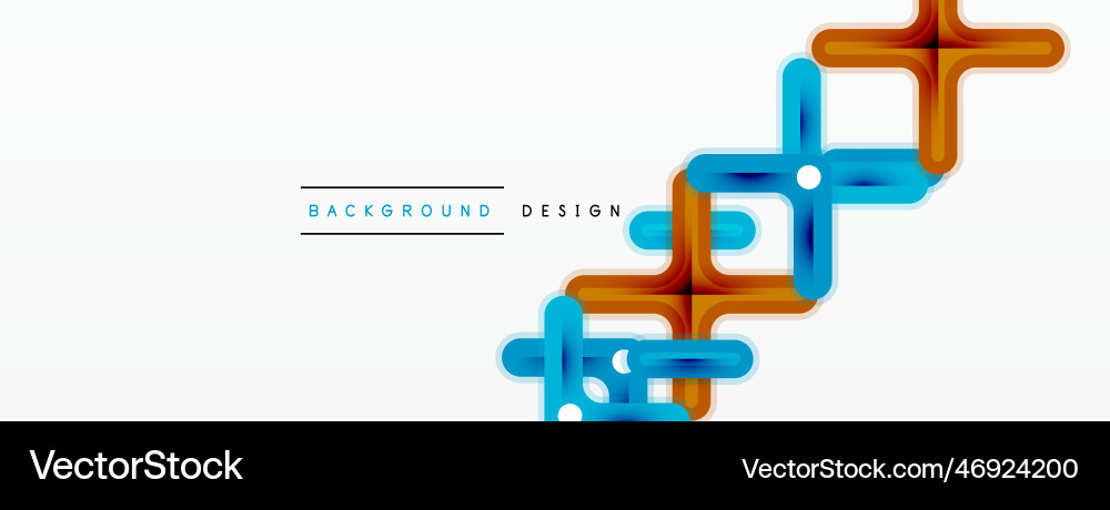 Cross line background minimal geometric template Cross line background minimal geometric template vector image