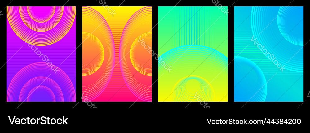 Curves design background collection Curves design background collection vector image