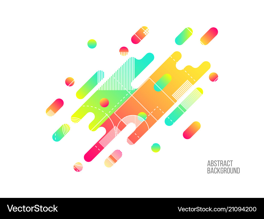 Dynamic Abstract Shapes Vector Image