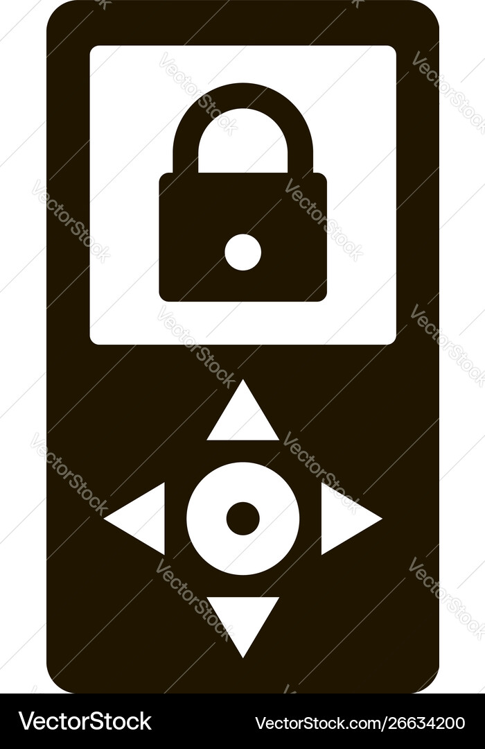 Remote camera control icon simple style Remote camera control icon simple style vector image