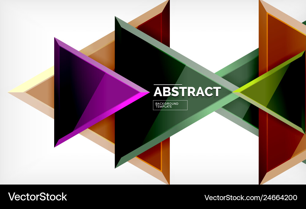 Triangular low poly background design Triangular low poly background design Vector Image