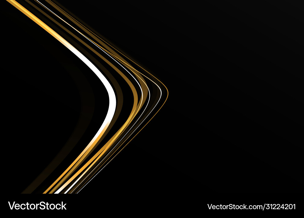 Abstract graphic element lines forming arrow vector image