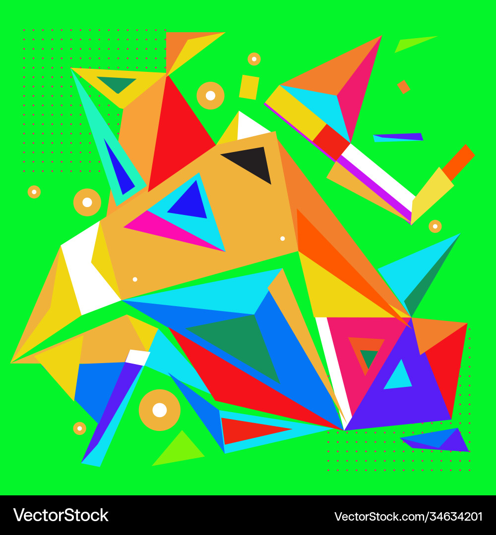 Abstract modern triangles background pattern Abstract modern triangles background pattern vector image