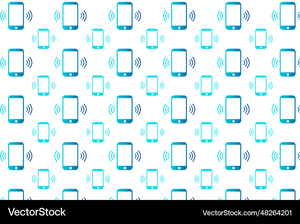 Abstract phone call pattern background Abstract phone call pattern background vector image