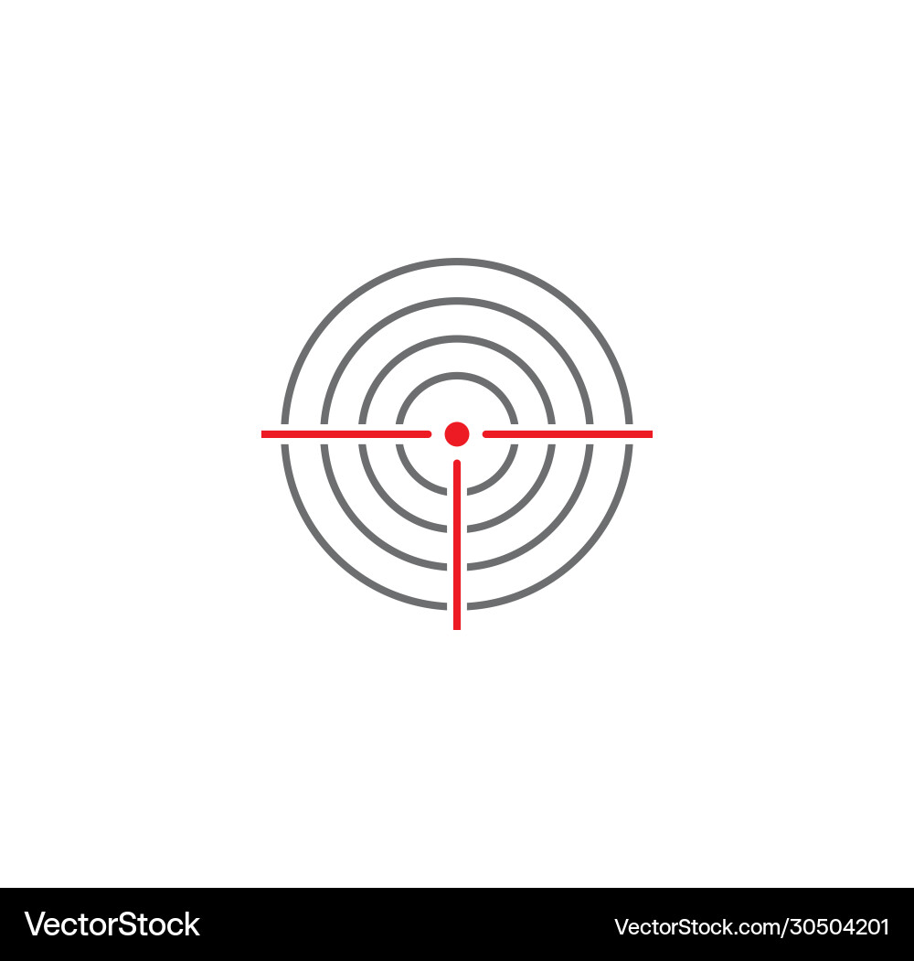 Aim related icon on background for graphic and web Aim related icon on background for graphic and web vector image