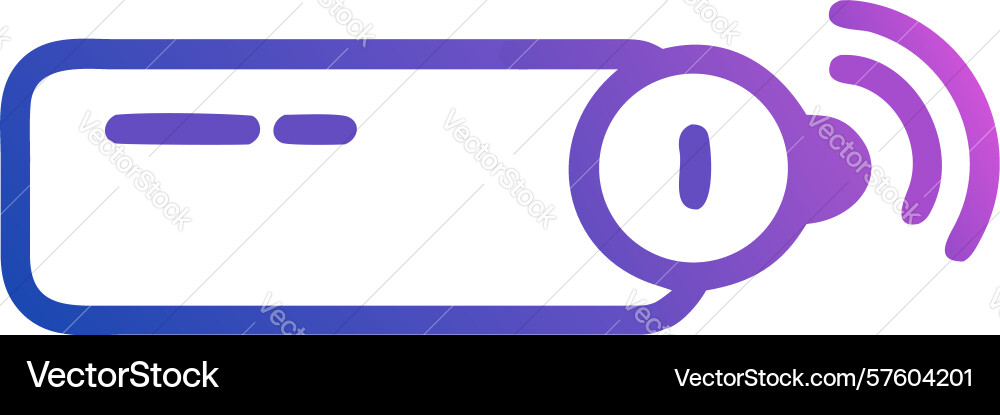 Audio output bar icon sound control and playback vector image