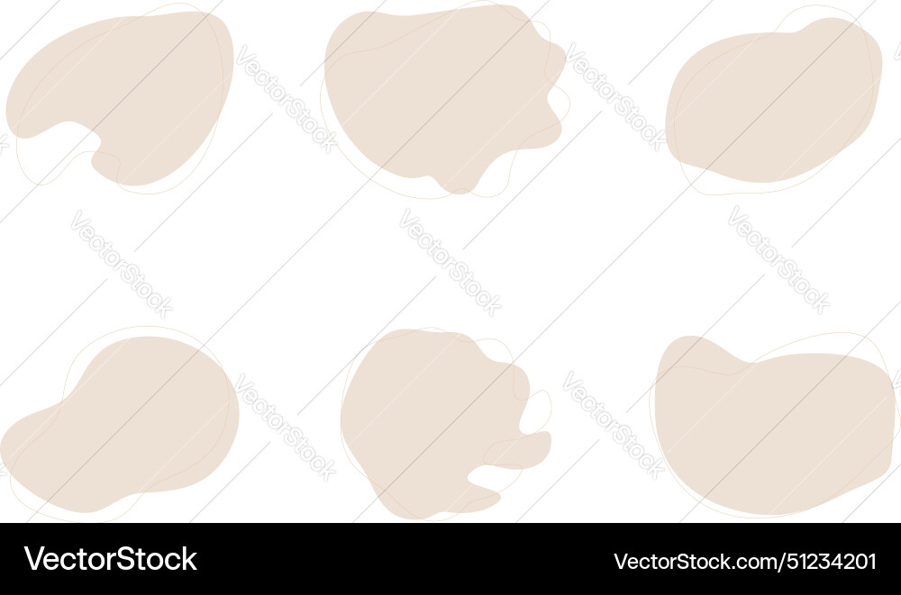 Blobs fluid liquid shapes symbol visual set Blobs fluid liquid shapes symbol visual set Vector Image