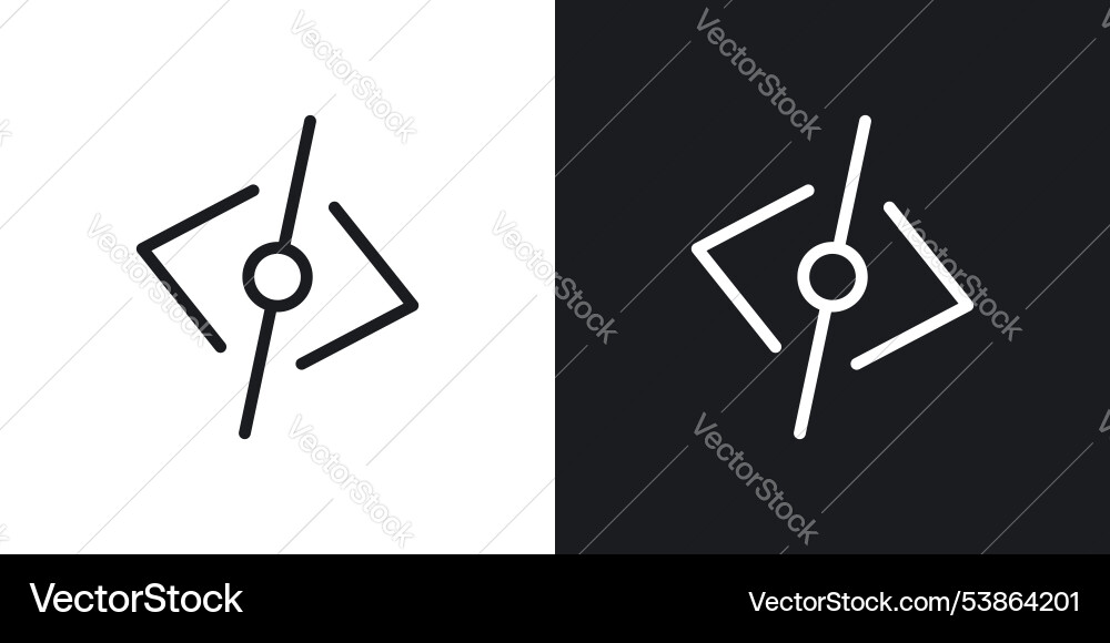 Code icon set Code icon set vector image