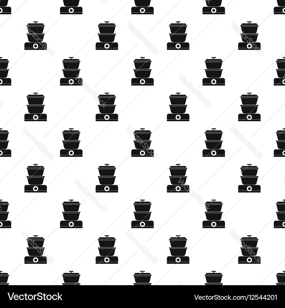 Double boiler pattern simple style Vector Image