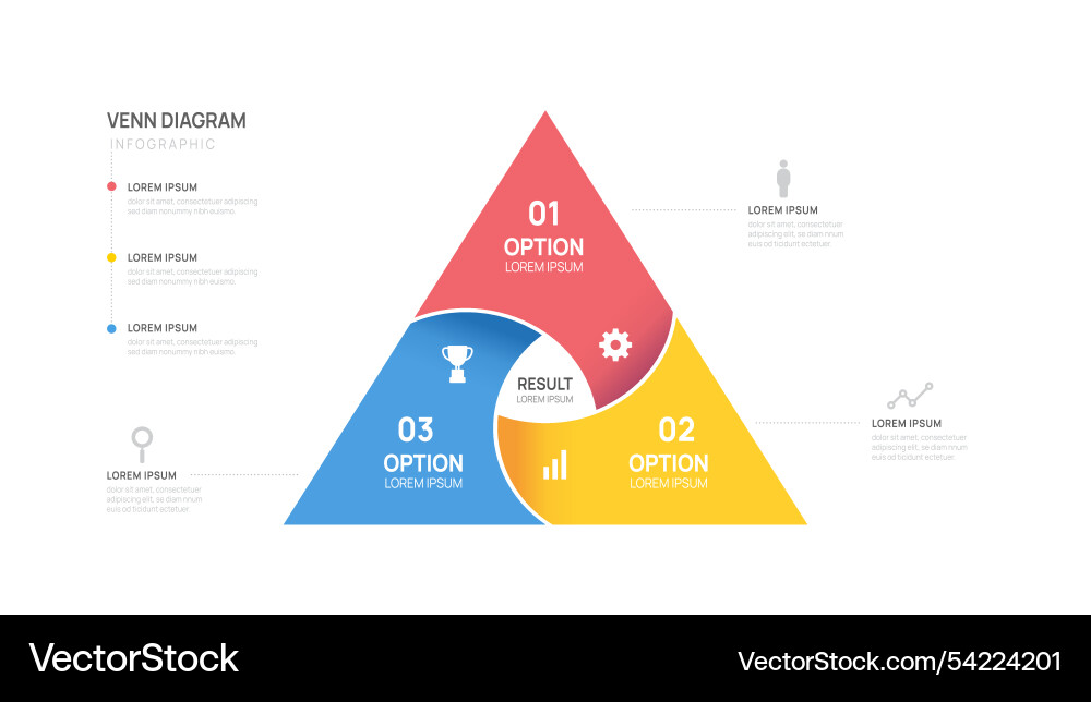 Infovenn Infovenn vector image