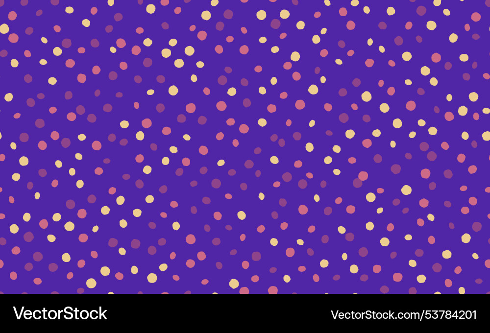 Seamless dotted pattern with colorful circles Seamless dotted pattern with colorful circles Vector Image