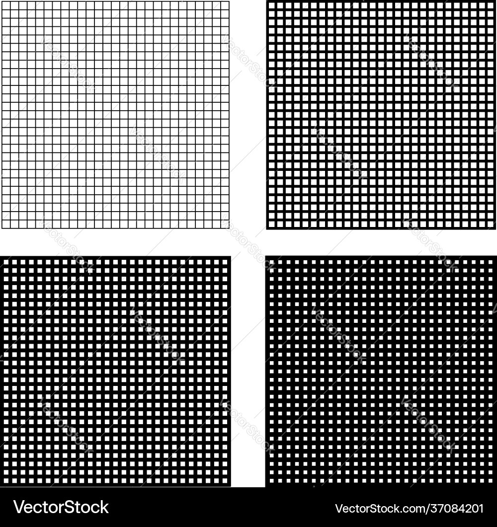 Squares grid mesh grating trellis Squares grid mesh grating trellis vector image