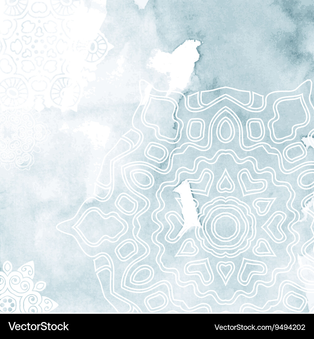 Abstract background with snowflake vector image