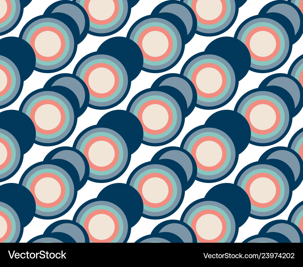 Abstract color background with circles colorful Vector Image