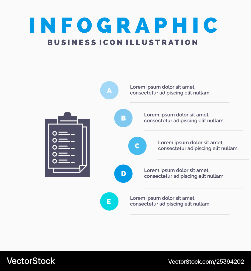Notepad report card result presentation solid Notepad report card result presentation solid vector image