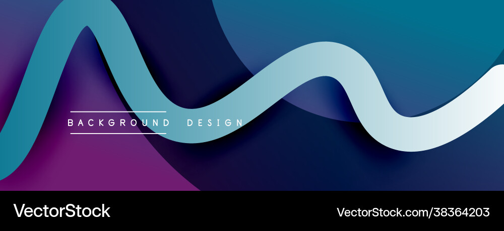 Abstract gradient background with wave line Abstract gradient background with wave line Vector Image