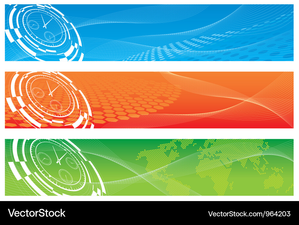 Abstract Time & Earth Pattern Vector Image