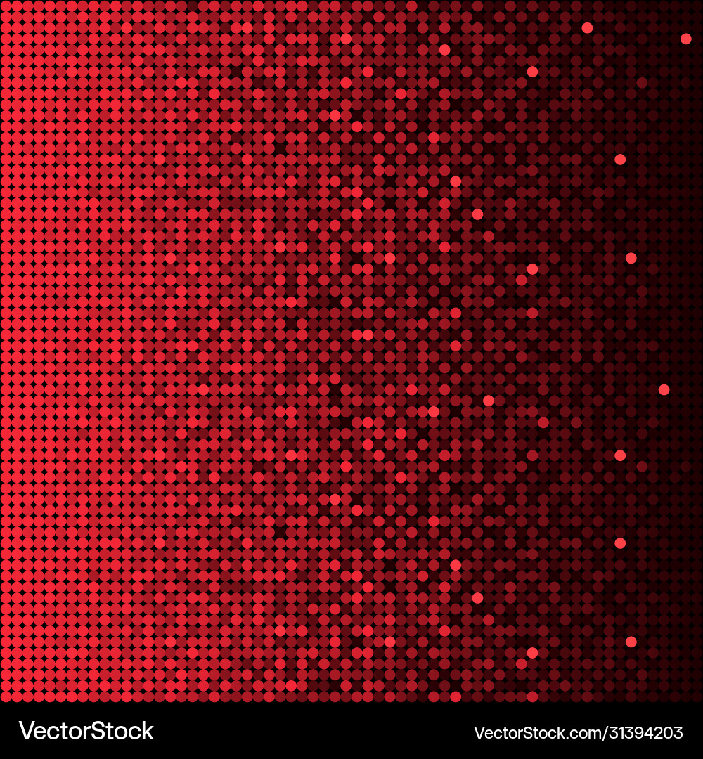 Background made red sequins glitters dots Background made red sequins glitters dots vector image