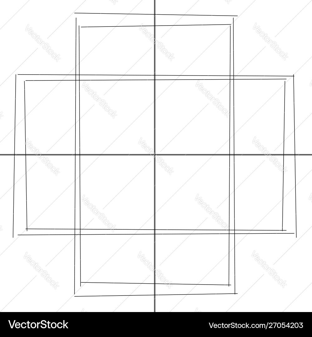 Crosshatch tangle lines circle scribble sketchy Crosshatch tangle lines circle scribble sketchy vector image