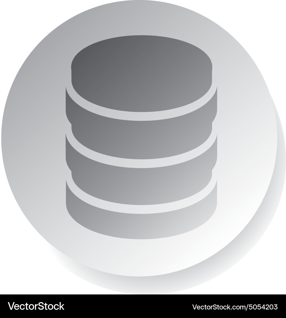 Database Vector Image