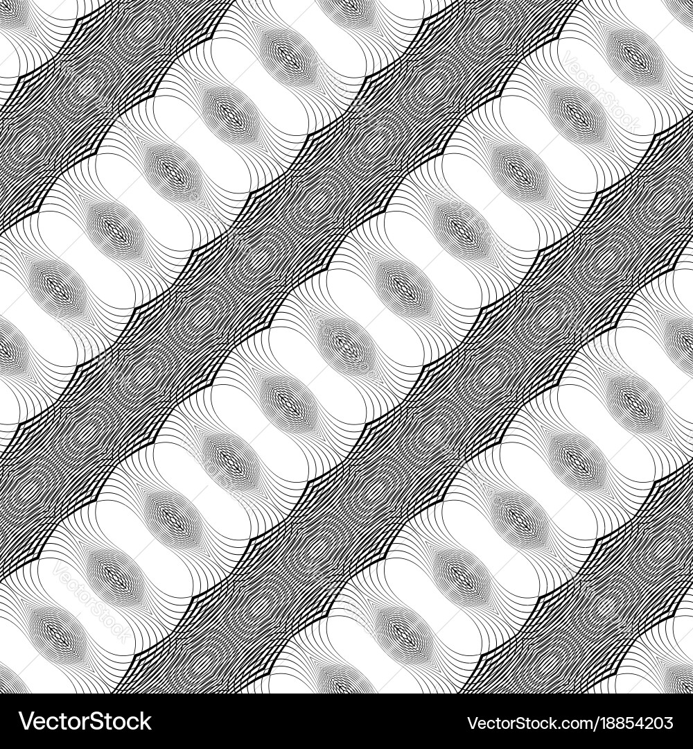 Design seamless monochrome grid pattern Vector Image