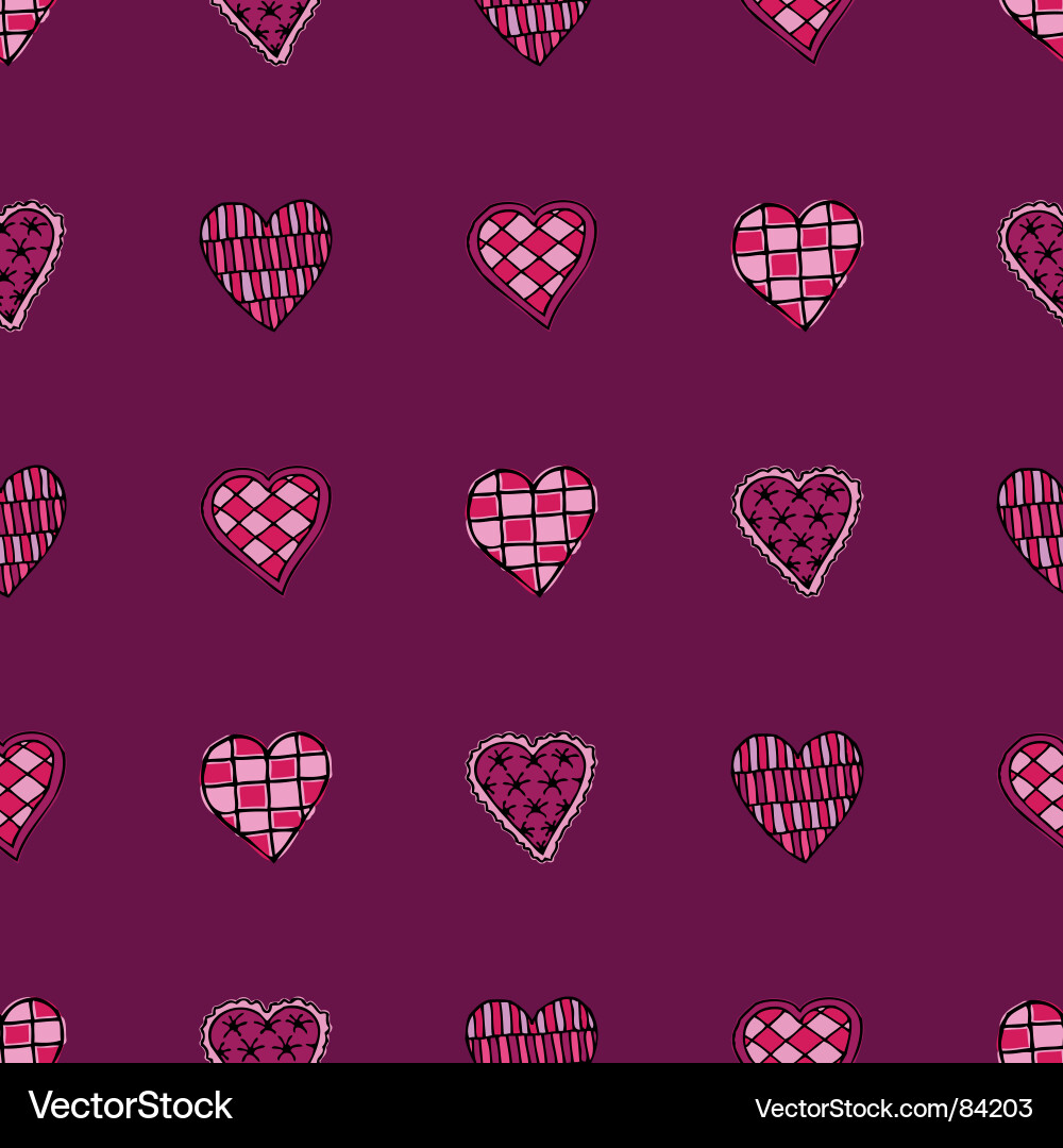 Hearts background Vector Image