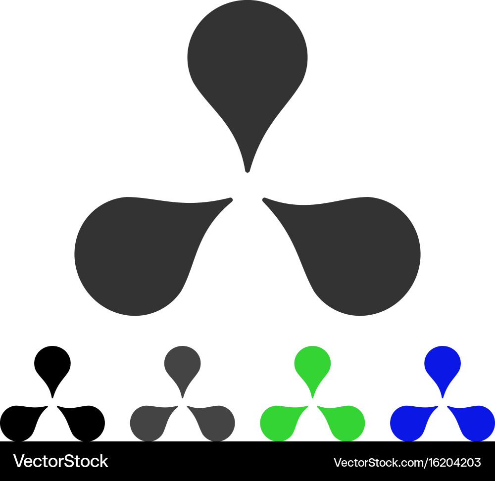 Map markers flat icon Royalty Free Vector Image