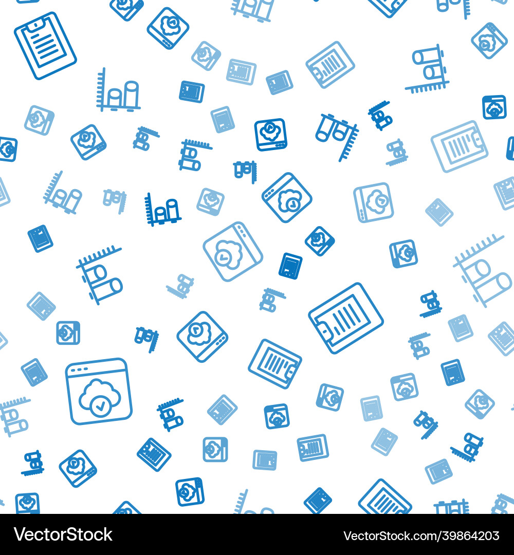 Set line cloud technology data transfer server Set line cloud technology data transfer server vector image