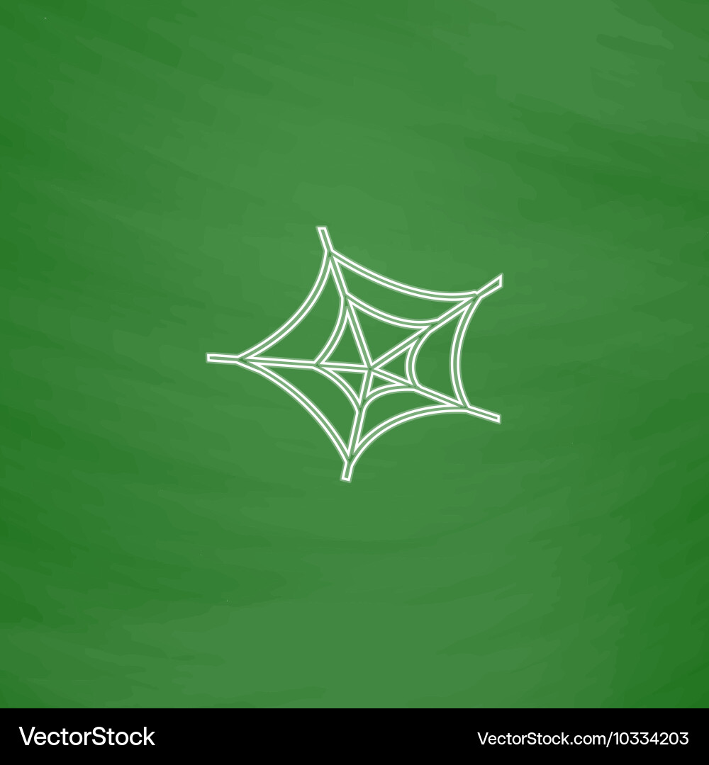 Spiderweb computer symbol vector image