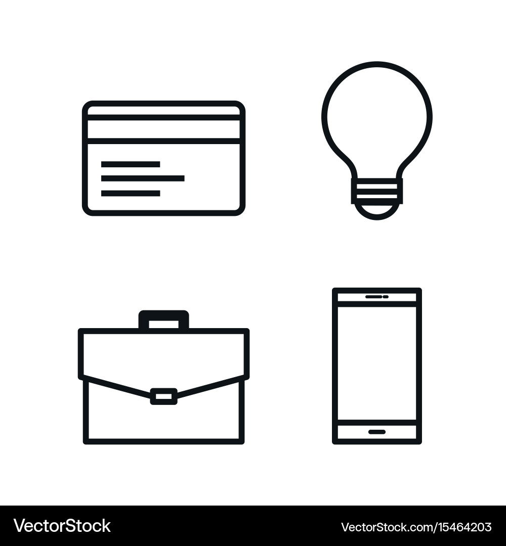 Technology and communication objects design Vector Image