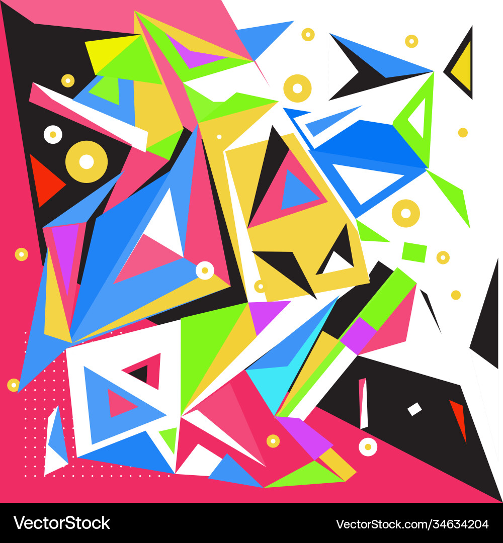 Abstract modern triangles background pattern Abstract modern triangles background pattern vector image