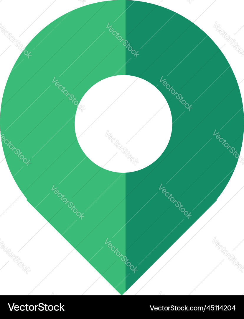 Gps location mobile phone app button icon Gps location mobile phone app button icon vector image