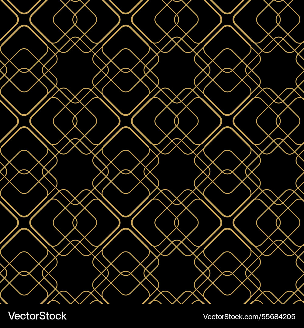 Abstract geometric pattern with square lines vector image