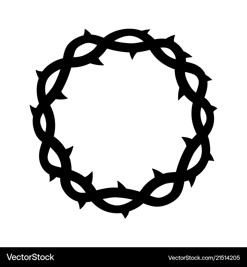 crown-of-thorns-easter-symbol-royalty-free-vector-image