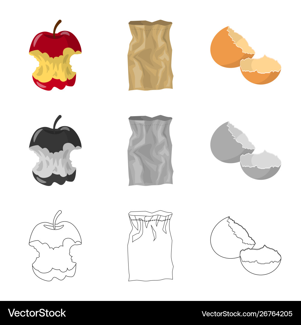 Isolated object refuse and junk icon Isolated object refuse and junk icon vector image