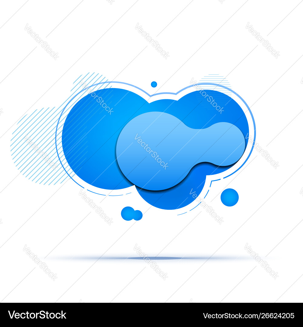 Liquid color abstract geometric shapes fluid Liquid color abstract geometric shapes fluid vector image