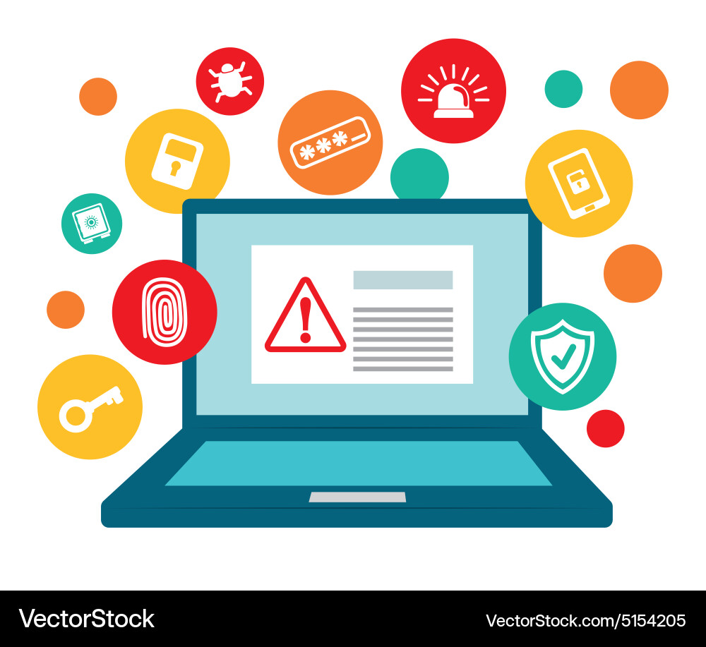 Security system design Vector Image