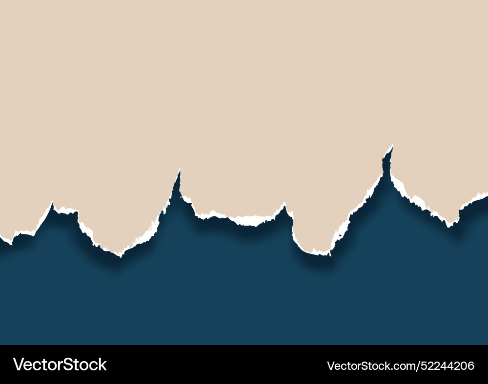 Abstract background with a torn paper design vector image