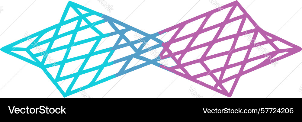 Abstract geometric grid pattern modern vector image