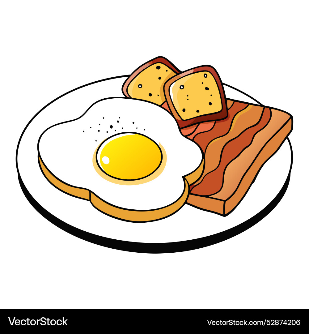 Cooked bacon background wall texture pattern Vector Image
