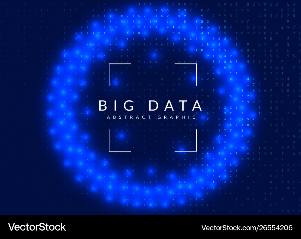 Digital technology abstract background artificial Vector Image