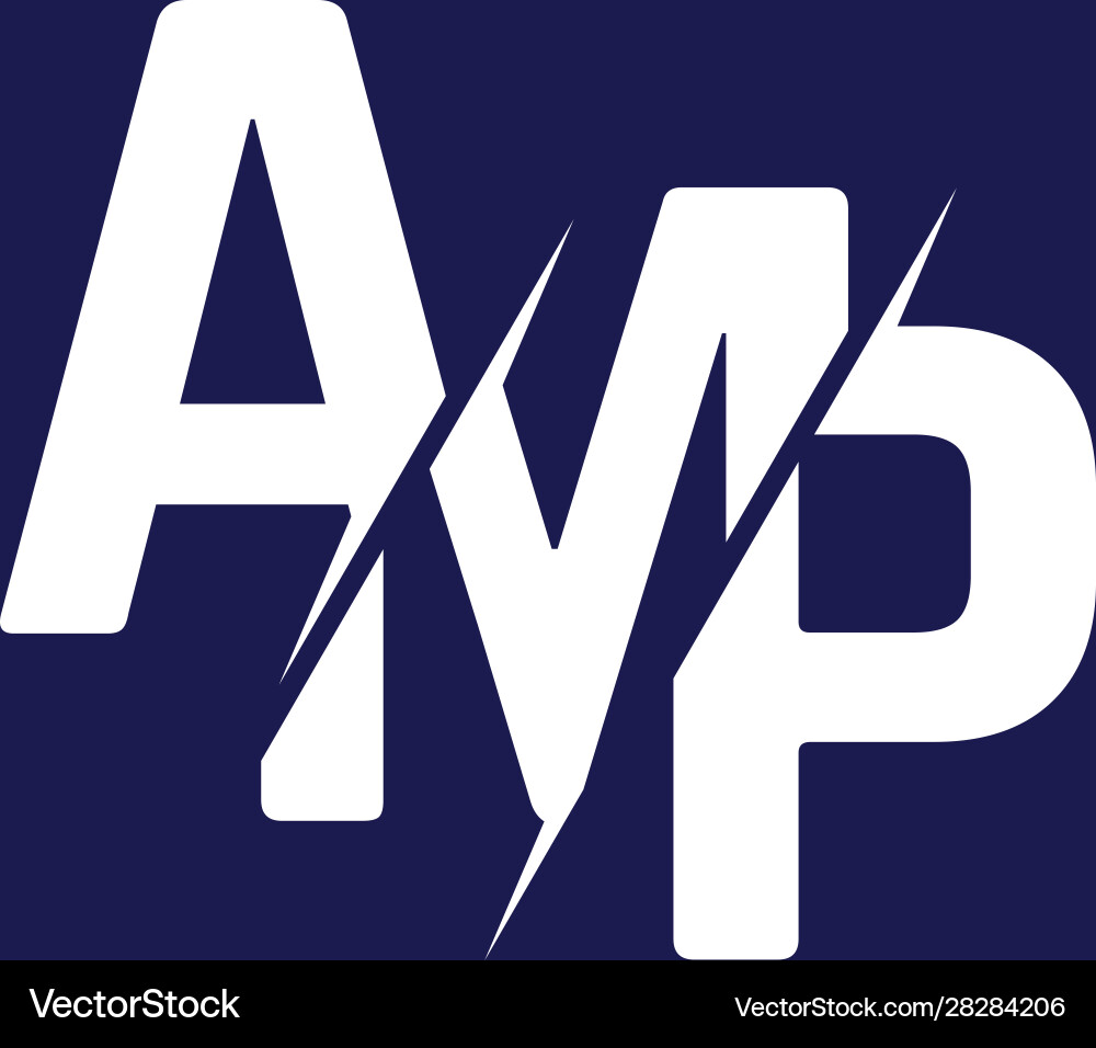 Elegant Initial Monogram Logo Vector Image