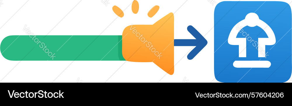 Highlight upload icon feature update and content vector image