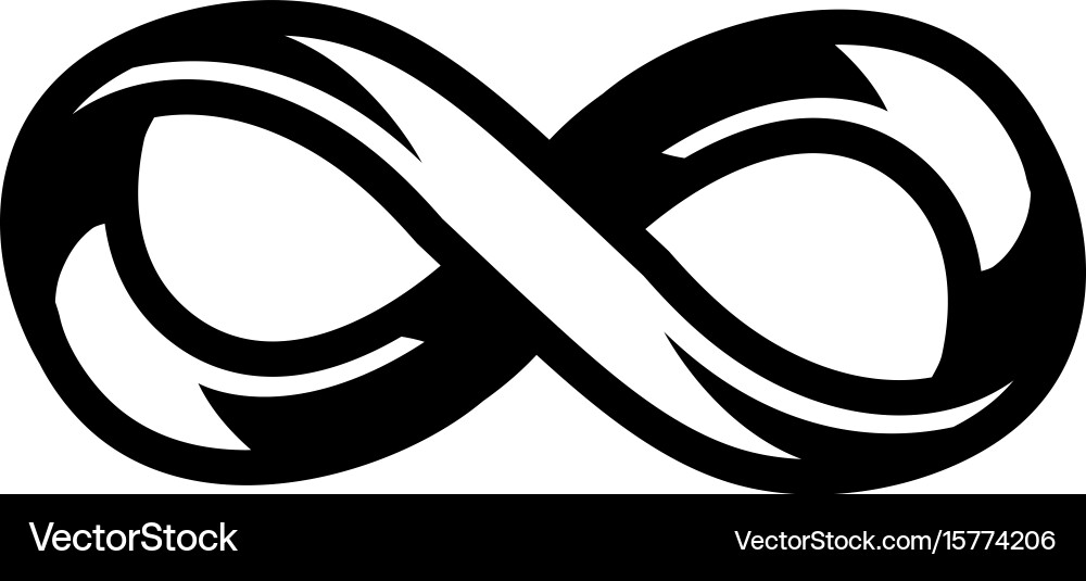 Infinity loop symbol Vector Image
